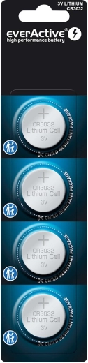 everActive lítium elem CR3032 - bliszter 4 db