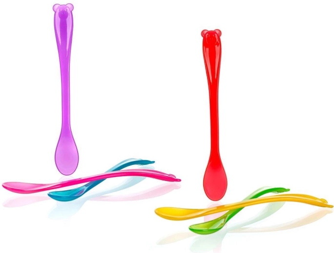 4Kids műanyag gyerekkanalak 17 cm, színmix, 3 db
