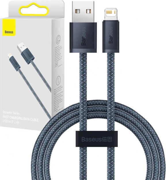 Baseus Dynamic Series USB na Lightning 2,4A 2m szürke