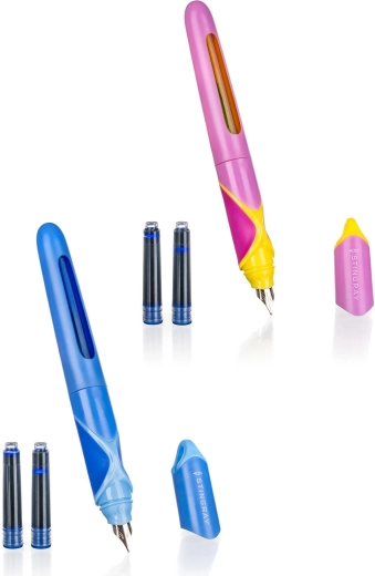 Ergonomikus patronos töltőtoll 0,7 mm + 2 utántöltő