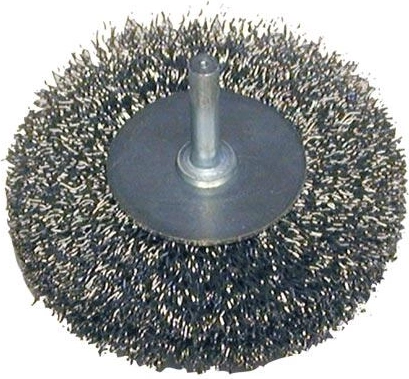 Körkefés drótkefe szárral, 60 mm, 0,3 mm drót – 1 sor