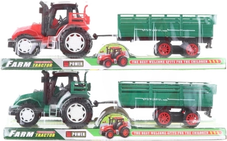 Traktor utánfutóval