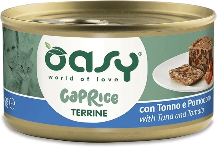 Oasy Caprice terrin tonhallal és paradicsommal 85 g