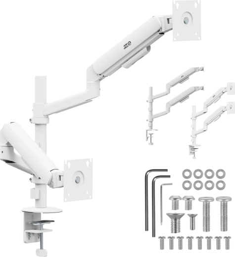Ergo Office dupla monitorállvány 2 db, 17–32", fehér