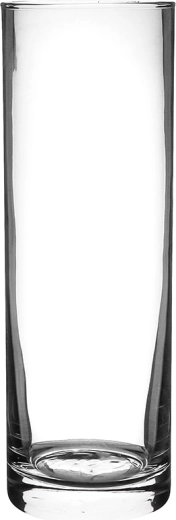 Üveg váza Cylinder 10 × 40 cm, átlátszó