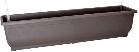 Önöntöző balkonláda AQUA GLORIA 80 cm tálca nélkül, barna