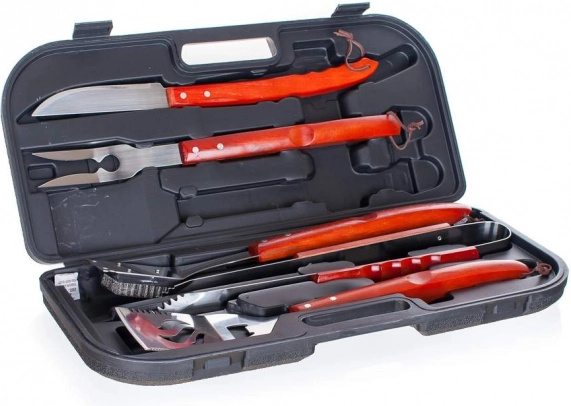 HAPPY GREEN grillező készlet kofferben (5 db)