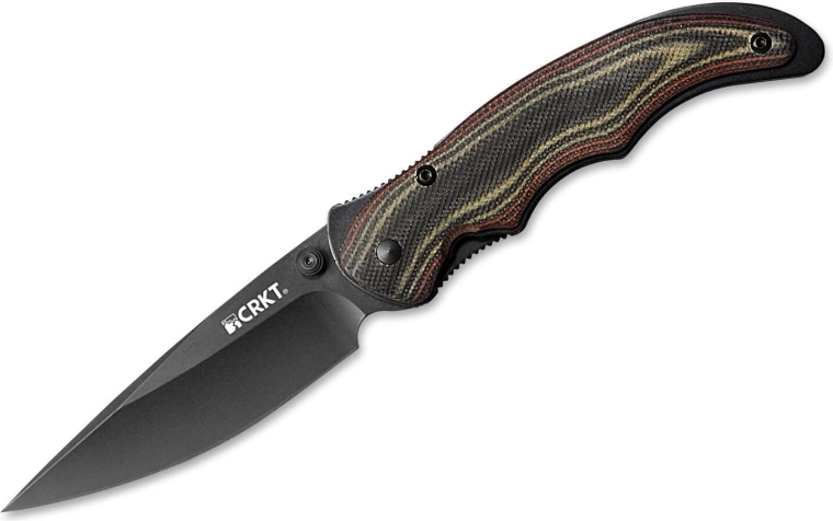 CRKT Endorser Black G10 zsebkés (összecsukható), 8,1 cm