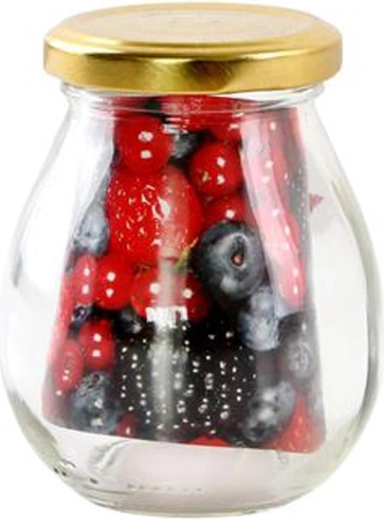 MAYO csavaros tetős befőttes üveg 245 ml