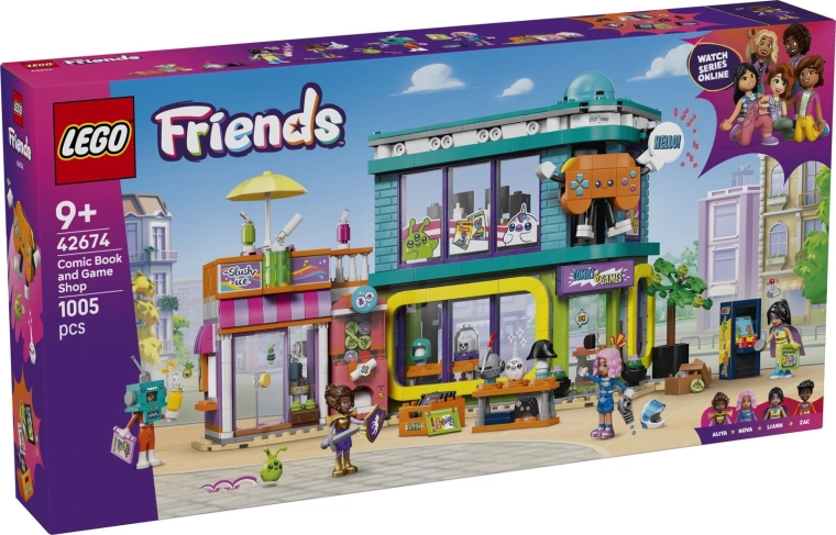 LEGO Friends képregény- és játékbolt
