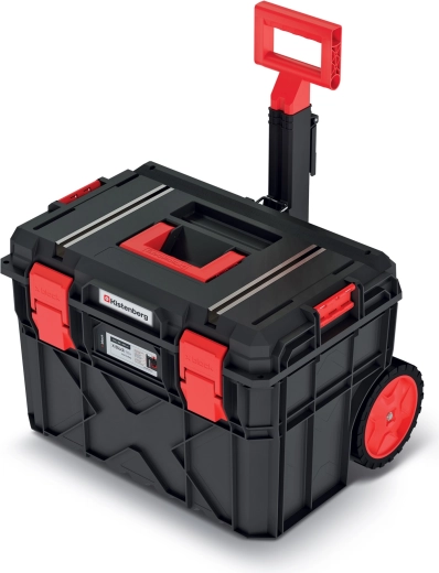 Szerszámos koff er szállítókerekekkel X‑BLOCK TECH 546 × 380 × 400 mm – fekete
