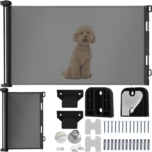 Kihúzható biztonsági ajtórács – szürke RUHHY