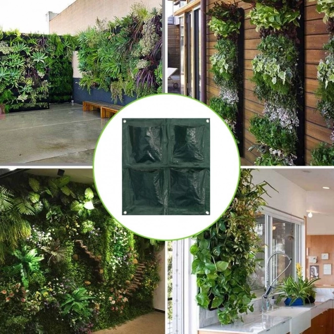 Fali ültető táska – 4 zseb