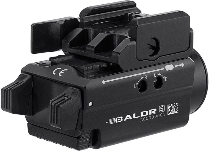 Olight Baldr S 800 fekete fegyverlápma zöld lézerrel - 1 db