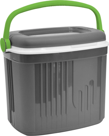 KAMAI ICEBERG 32 l túrahűtőtáska, sötétszürke zöld fogantyúval