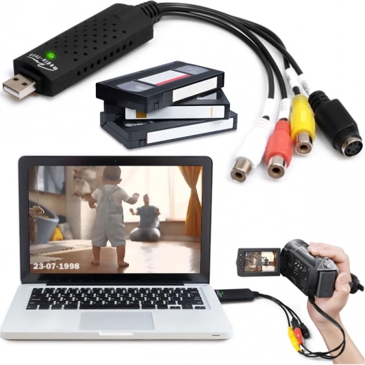 Media-Tech video grabber VHS-kazetták digitalizálásához
