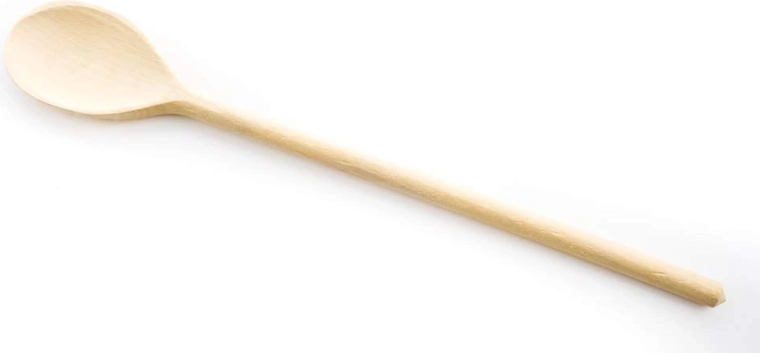 Ovális fa fakanál BRILLANTE 25 cm