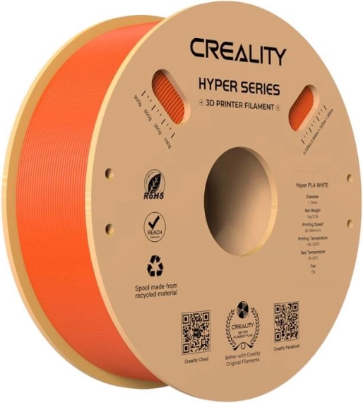 Narancssárga CREALITY Hyper PLA filament, 1,75 mm, 1 kg