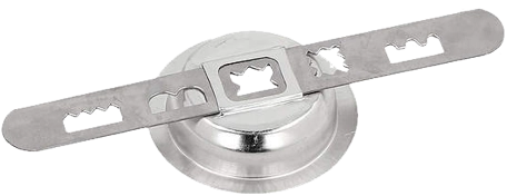 8-as számú rozsdamentes acél kekszformázó