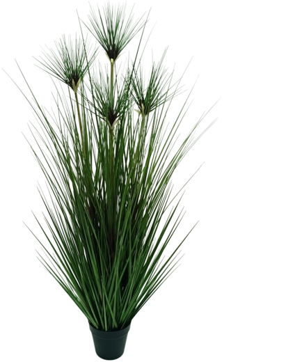 Garden Line műdekorációs papirusz cserépben, 120 cm