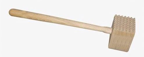 Kétoldalas fa húsklopfoló, 33 cm