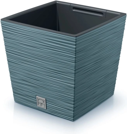 Furu Square Low virágtartó, 30 cm – skandináv kék