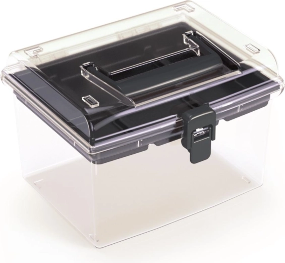 Átlátszó fedelű műanyag rendező 195 × 174 × 135 mm NUF HIGH