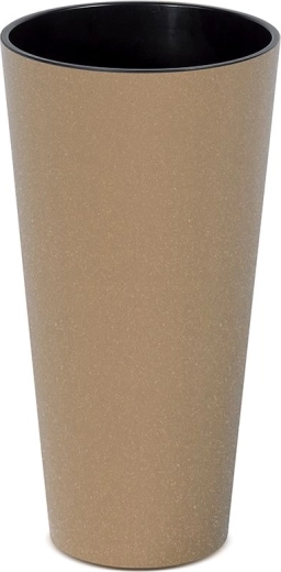 Tubus Slim Eco Wood 30 cm virágtartó betéttel – naturo