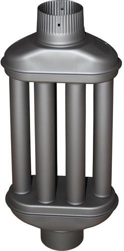 Hőcserélő füstcsőbe 120 × 550 mm antracit