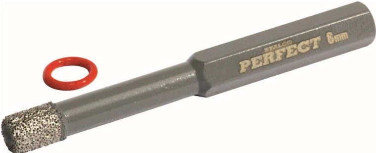 12 mm-es gyémánt csempefúró hatszögletű szárra STALCO