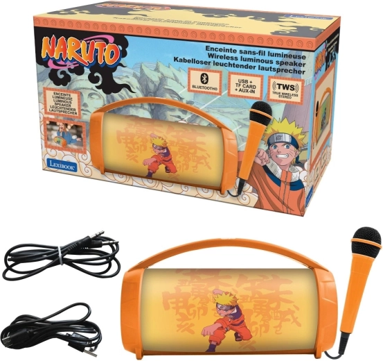 Bluetooth hangszóró mikrofonnal és fényhatásokkal NARUTO Lexibook