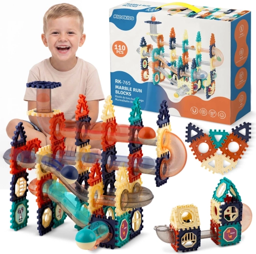 Ricokids építhető golyópálya csúszdával