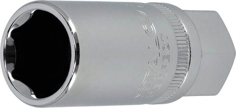 Gyertyakulcsfej 1/2" 21 mm CrV Stalco