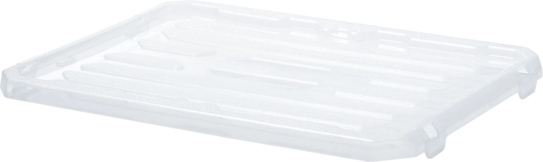 Műanyag fedél Cargobox tárolódobozhoz 300 × 200 × 20 mm, átlátszó