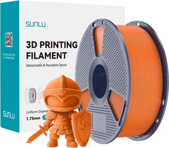 Sunlu PLA+ filament napsárga