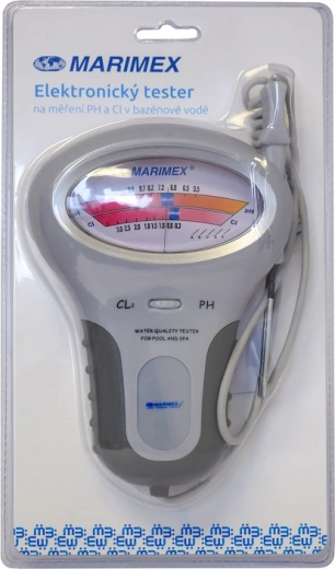 Elektronikus pH- és szabadklór-tesztelő medencéhez