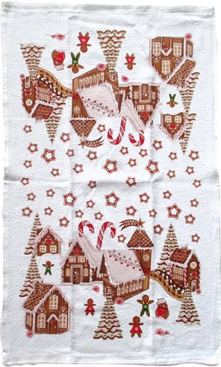 TORO konyharuha Mézeskalács falucska 38 × 63 cm