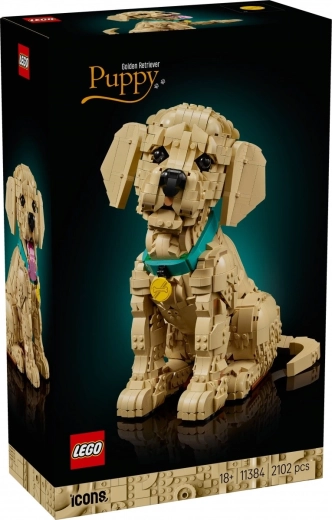 LEGO Icons arany retriever kölyök