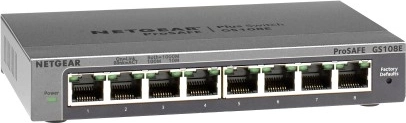 NETGEAR 8 portos gigabites Plus kapcsoló
