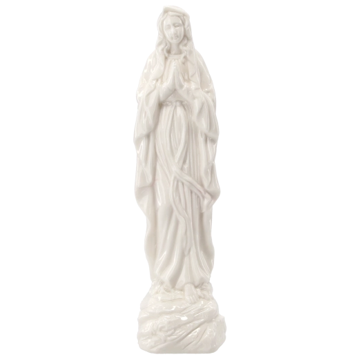 Porcelán Szűz Mária figura LED világítással, 28,8 cm