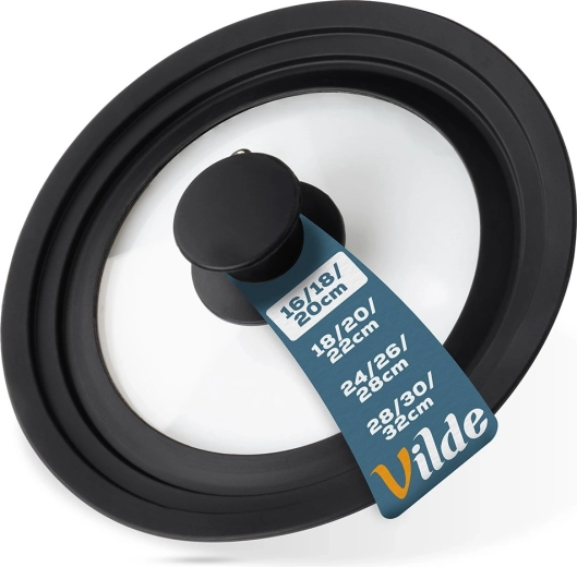 Univerzális üveg szilikon fedő 16/18/20 cm Vilde