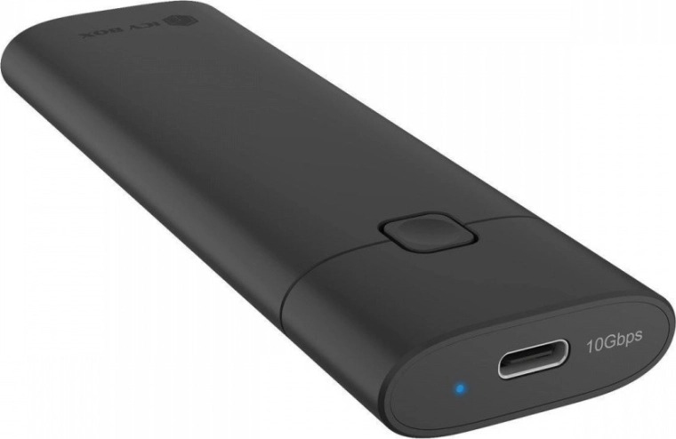 Alumínium ház M.2 NVMe SSD-hez USB‑C 10 Gb/s csatlakozással