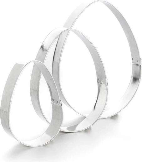 Húsvéti tojás alakú süteménykiszúró készlet, 3 darab