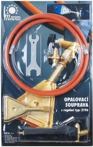 Propán-butános, lapos égőfejes égetőkészlet