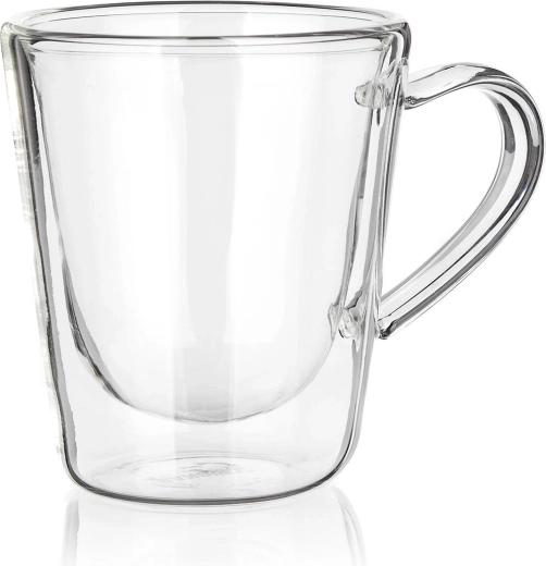 DOBLO dupla falú üveg bögre 120 ml