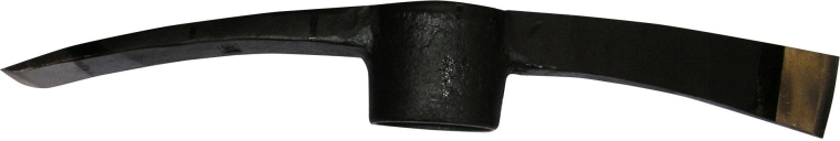 2,5 kg-os csákány kettős éllel, fekete (nyél nélkül)