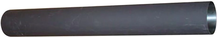 Füstcső 160 mm, 750 mm hossz, 1,5 mm falvastagság, fekete