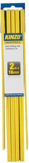 Összecsukható mérő 2 m 16 mm Kinzo
