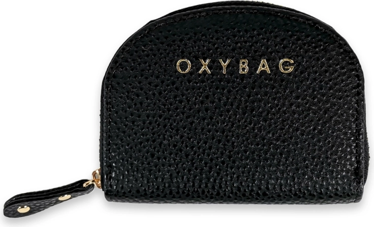 Női bőr pénztárca fekete