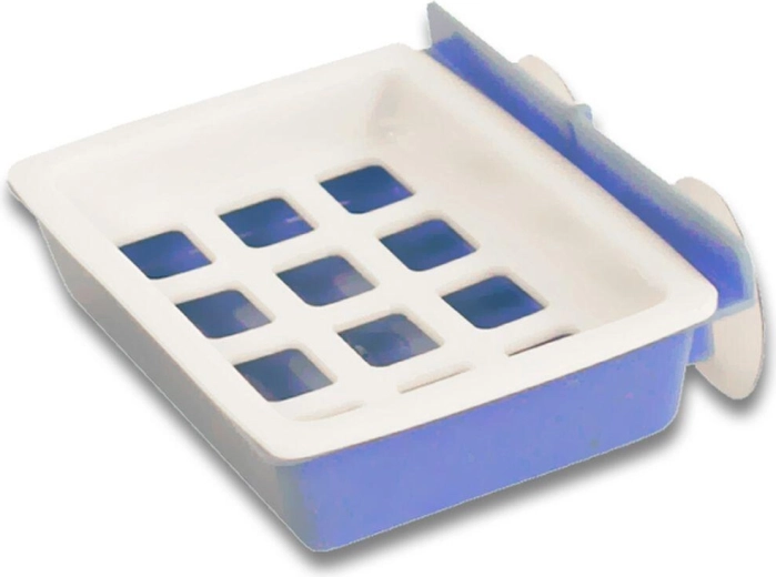 Szappantartó tapadókorongokkal 12,5 × 8,5 cm – színmix